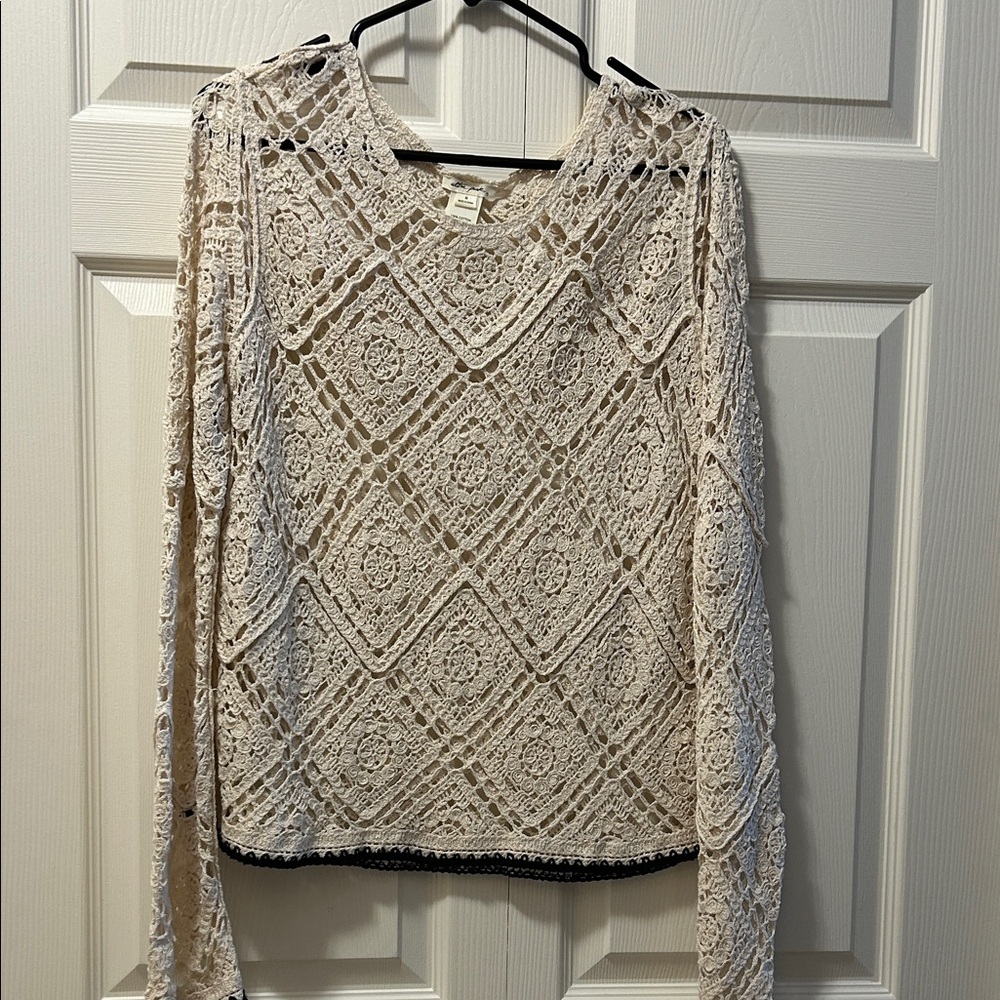Cream Lace sweater